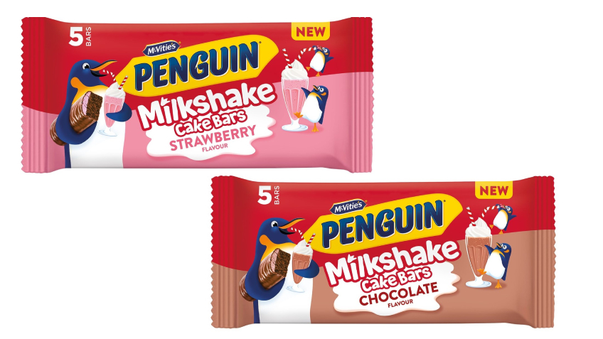 McVitie’s Brings Yoy to Snack Time With New Penguin Milkshake Cake Bars