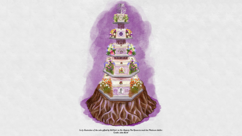 An Exclusive Cake Baked by McVitie’s for Buckingham Palace 