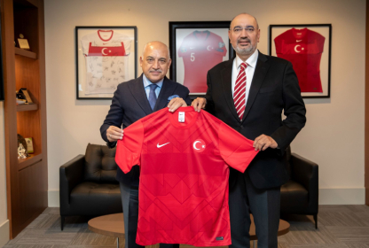 Ali Ülker, TFF Başkanı Mehmet Büyükekşi'yi Ziyaret Etti